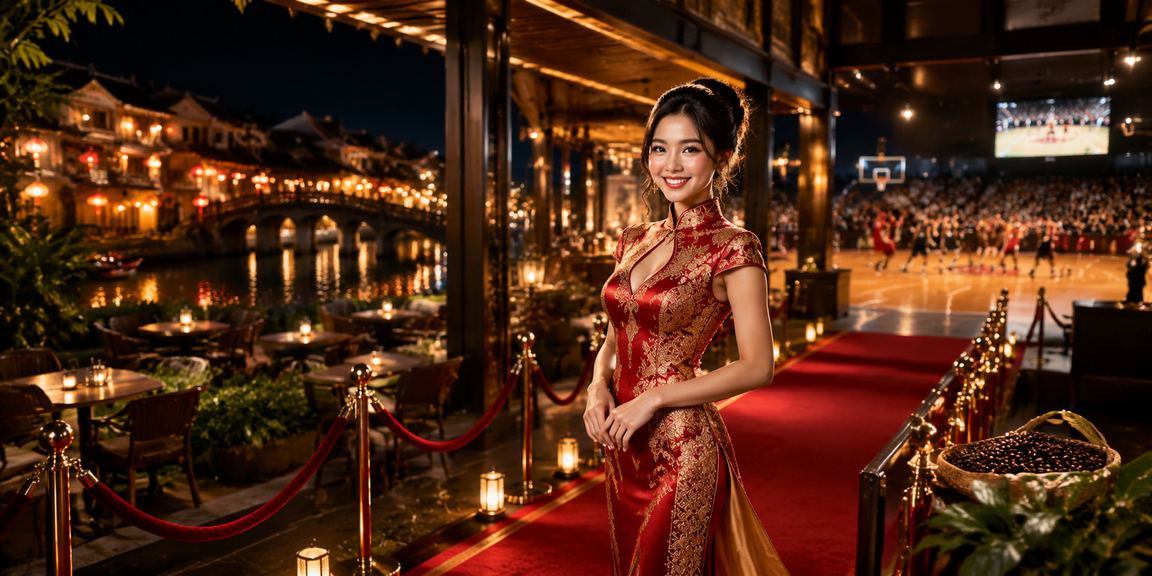 Trận bóng rổ tại Hội An với người chơi đặt cược